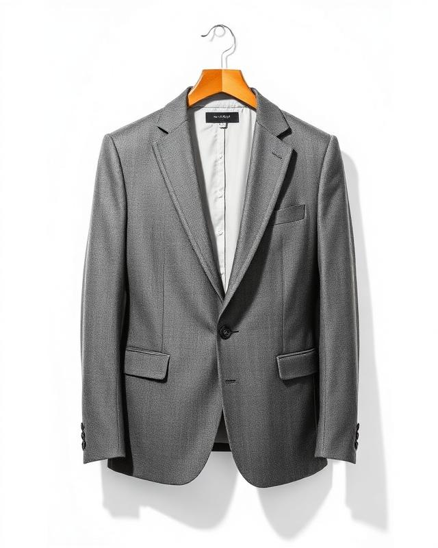 Grey Wool Blazer