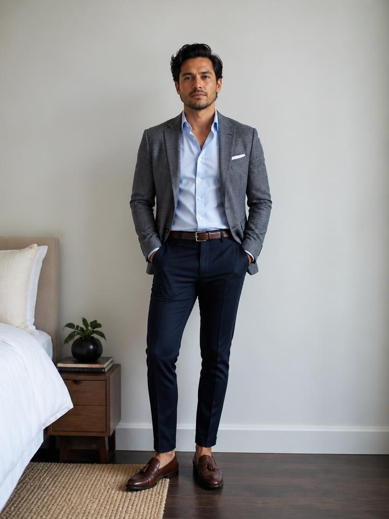 Smart casual · Menswear — AI Outfit Preview